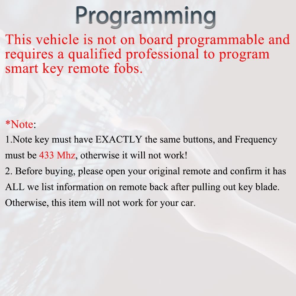 Key Fob Keyless Entry Fits for Nissan Altima Versa Sentra - Remote Control Push SART Key Replacement 5 Button FCC: KR5TXN4, PN# 285E3-6CA6A