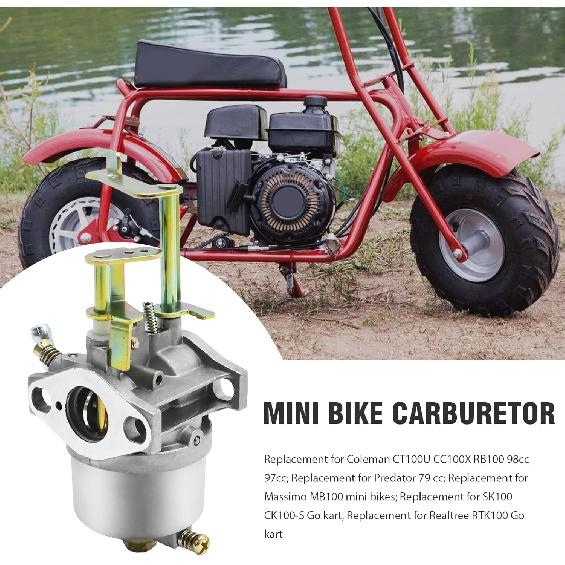 CC100X Carburetor Tune up Kit Replacement for Coleman CT100U CC100X RB100 98cc 97cc Replacement for Predator 79cc replacement for Massimo MB100 Mini