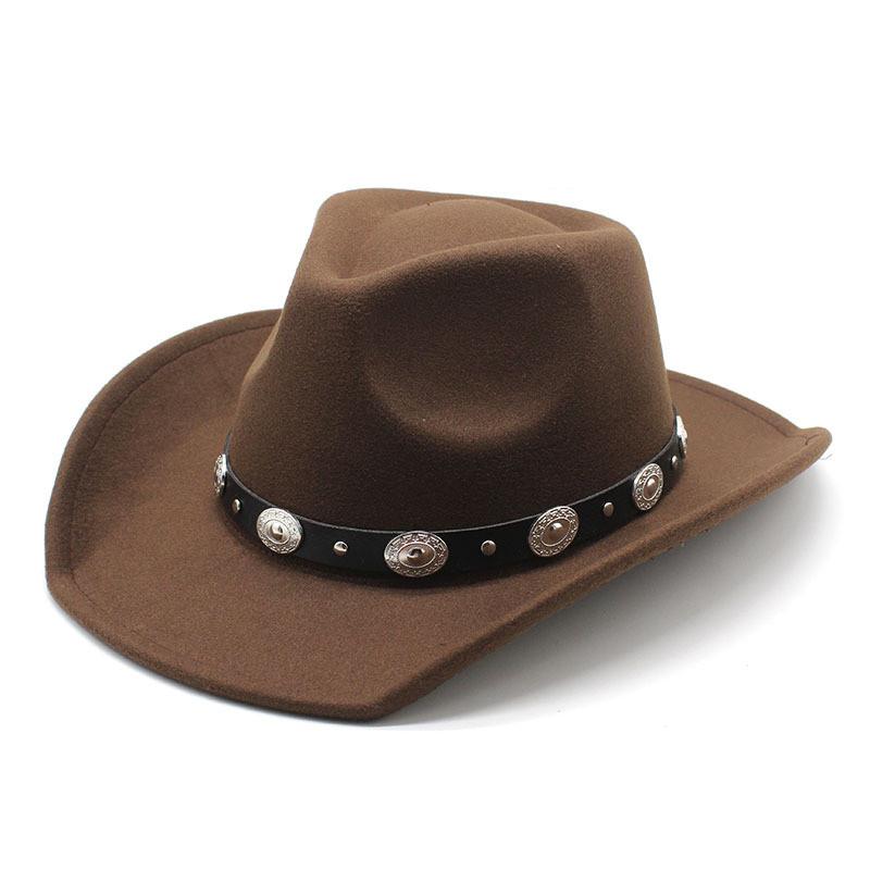 British Style Wool Felt Fedora Hat With Wide Brim For Summer Casual And Formal Wear