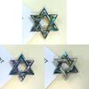 Retro Shell Brooch Pin With Star Shape For Fashion Accessories