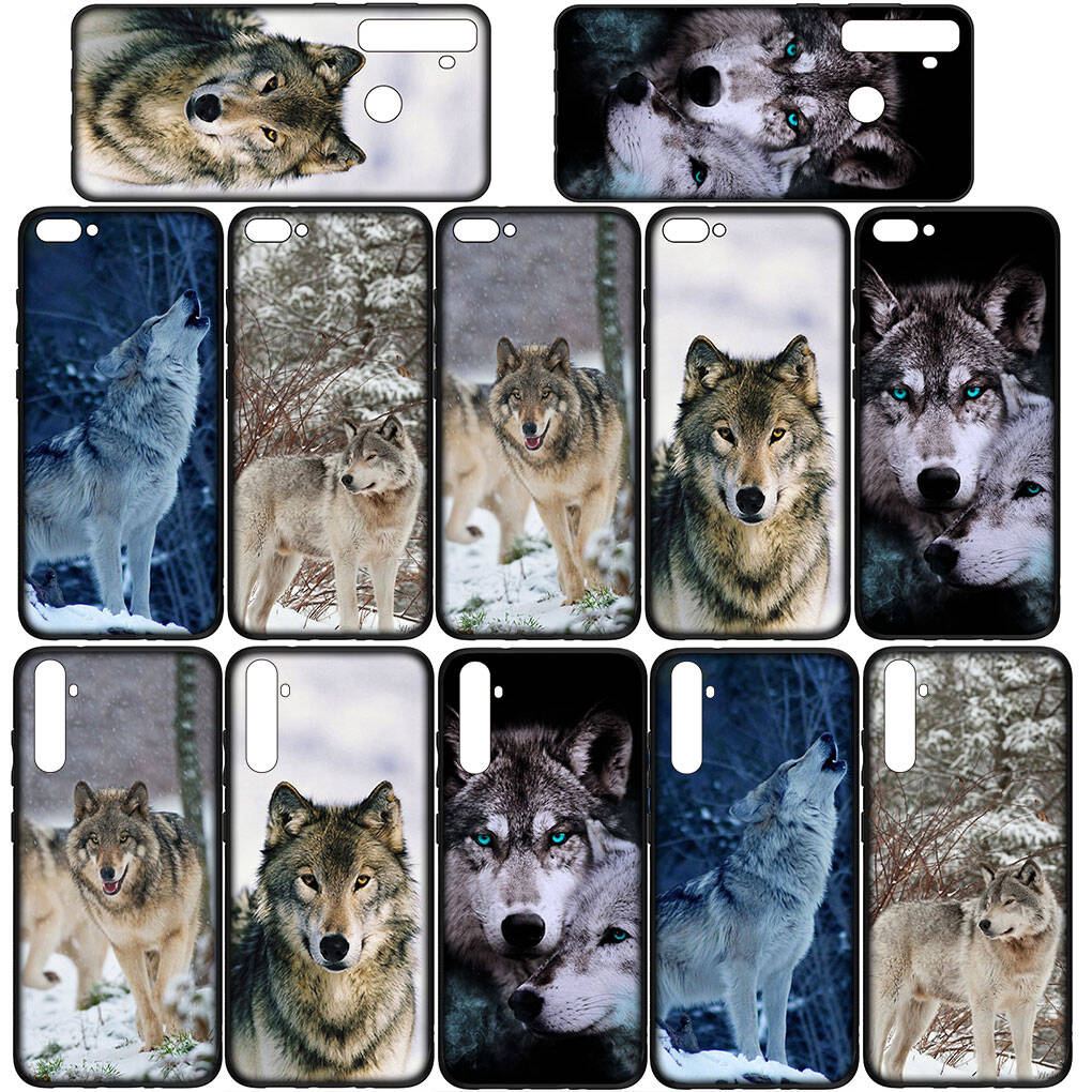 Cover for iPhone 17 16 15 Xiaomi Poco Redmi Note 14 13 12 11 Pro Max X 9 16e Samsung Galaxy S25 S24 S23 A4 14C OPPO Huawei Stalking Wolf Phone Case