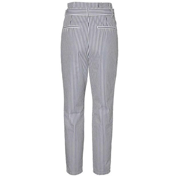 Vero Moda Eva Loose Striped Paperbag Trousers