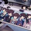 Bungo Stray Dogs Mauspads Mehrere Größen Großes Quadratisches Computer-Büro-Spiel-Tischmatten Gummi Anti-Rutsch-Mauspads