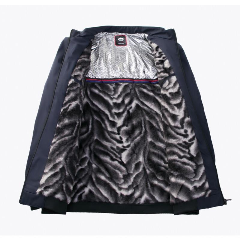 Thickened Velvet Jacket for Middle-aged and Elderly Men In Winter New Business Casual Men's Warm and Loose Dad Jacket for Men