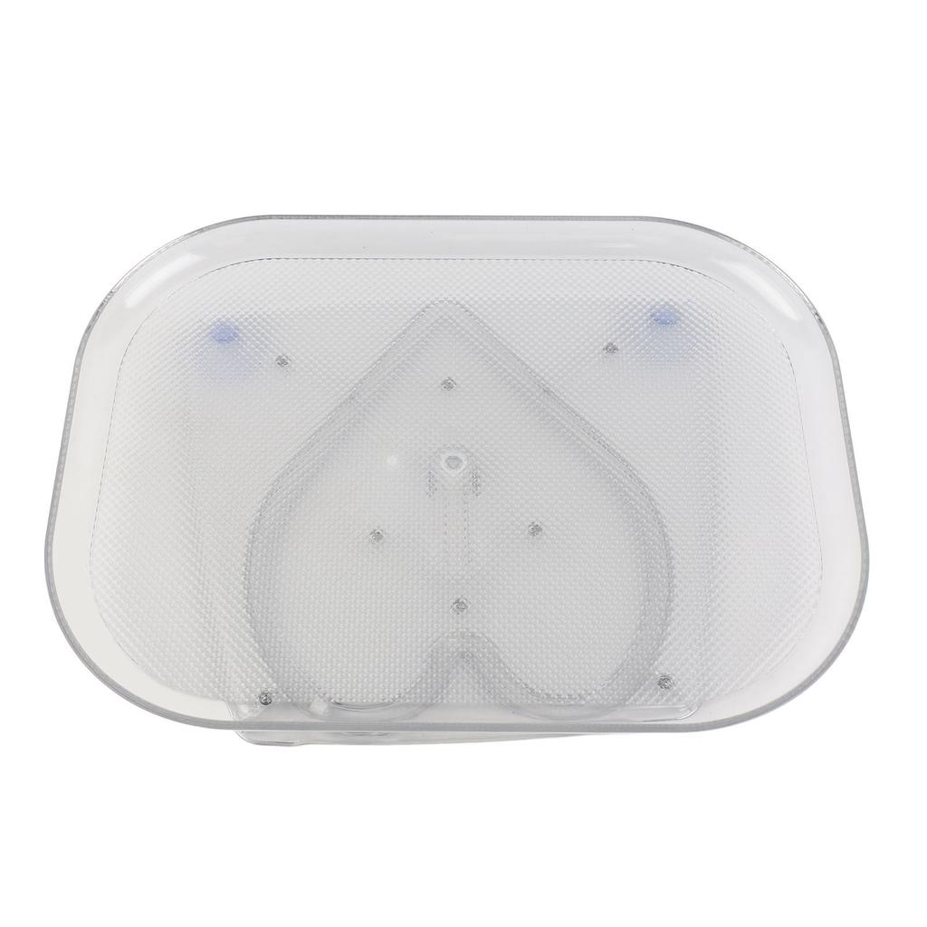 Lazy Susan Drehteller Organizer für Kühlschrank Klar Rotierendes Rechteckiges Aufbewahrungsfach für Schrank, Tisch, Speisekammer,