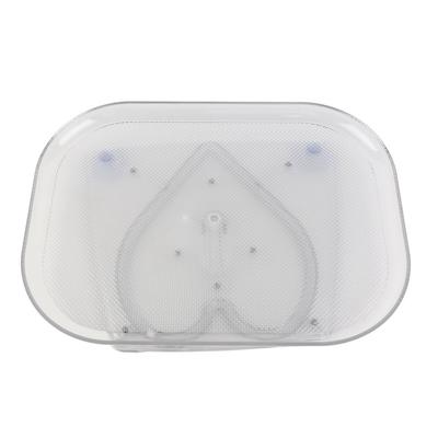 Lazy Susan Turntable Organizer for Refrigerator Clear Rotating Rectangular Storage Tray for Cabinet, Table, Pantry,
