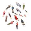 16 Pieces 1:42 1/42 Figures Miniature Character Model Hand Painted Statue