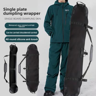 SBR Geantă de Umăr Dublă pentru Snowboard All-round Depozitare Neopren Schi Gogoașă Piele Placă Bundboard Lamă Husă Protectoare Anti-zgârieturi și Anti-rugină