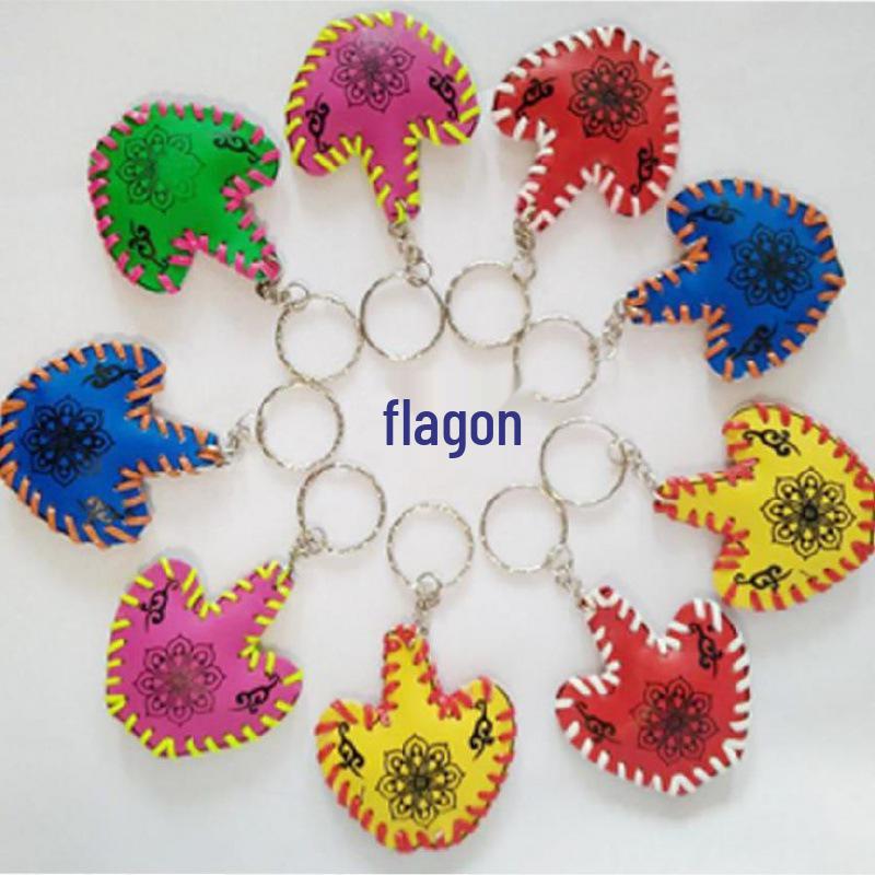 Mongolian Yurt Souvenir Keychain Pendant