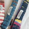 Imitation Cashmere Y2K Scarf Harajuku Style Striped Knitted Shawl  Collocation Clothing Accessories