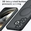 Per Xiaomi Poco F6 Redmi Turbo 3 Custodia Antiurto Magnetica Sensazione Pelle Texture Opaca Telaio TPU Plastica Dura Traslucida Copri Telefono