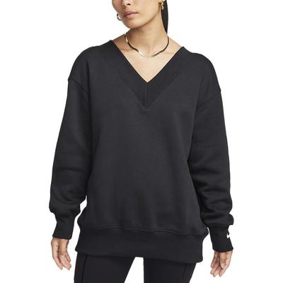 Solid Color Knitted V-Neck Long Sleeve Sweater Women Sweater Black FB8318-010