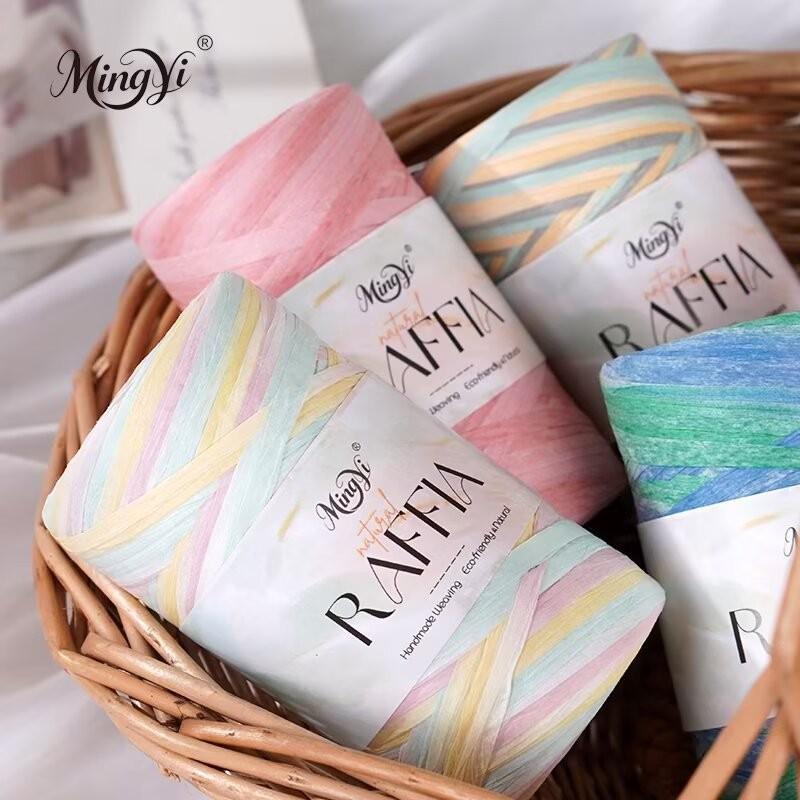 Washi Fiber Single Strand Raffia 100G Ball Hand-Woven Hook Shoes Hat Bag Seat Cushion Line
