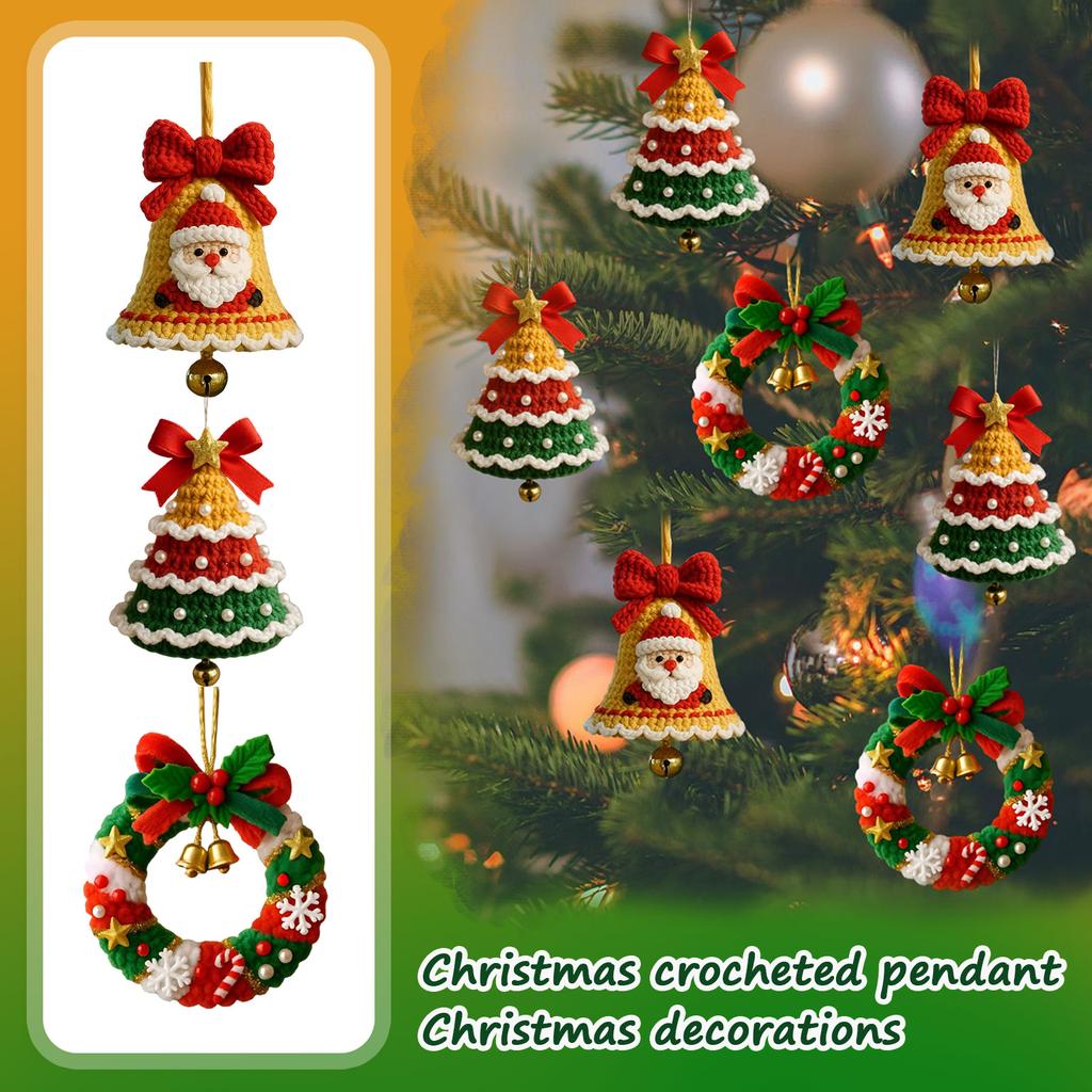 Christmas Crochet Pendants, Christmas Decorative Items