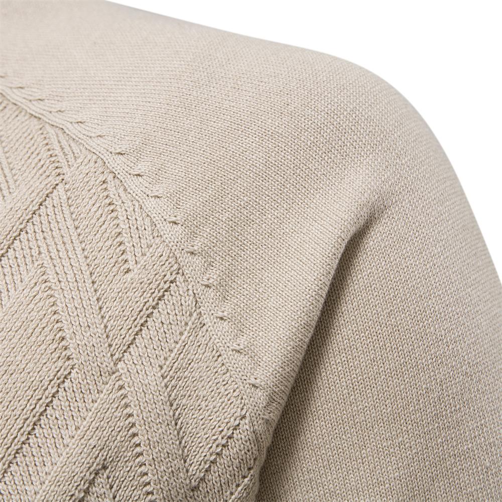 Men's Basic Pullover Solid Color O-neck Knitted Male Sweater Winter Fashion New