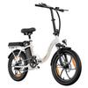 ZAZAWORK C16 City Folding Electric Bicycle 250W Motor 20 Inch Fat Tires 120Kg Load Outdoor Ride E-Bike With Tow Seat