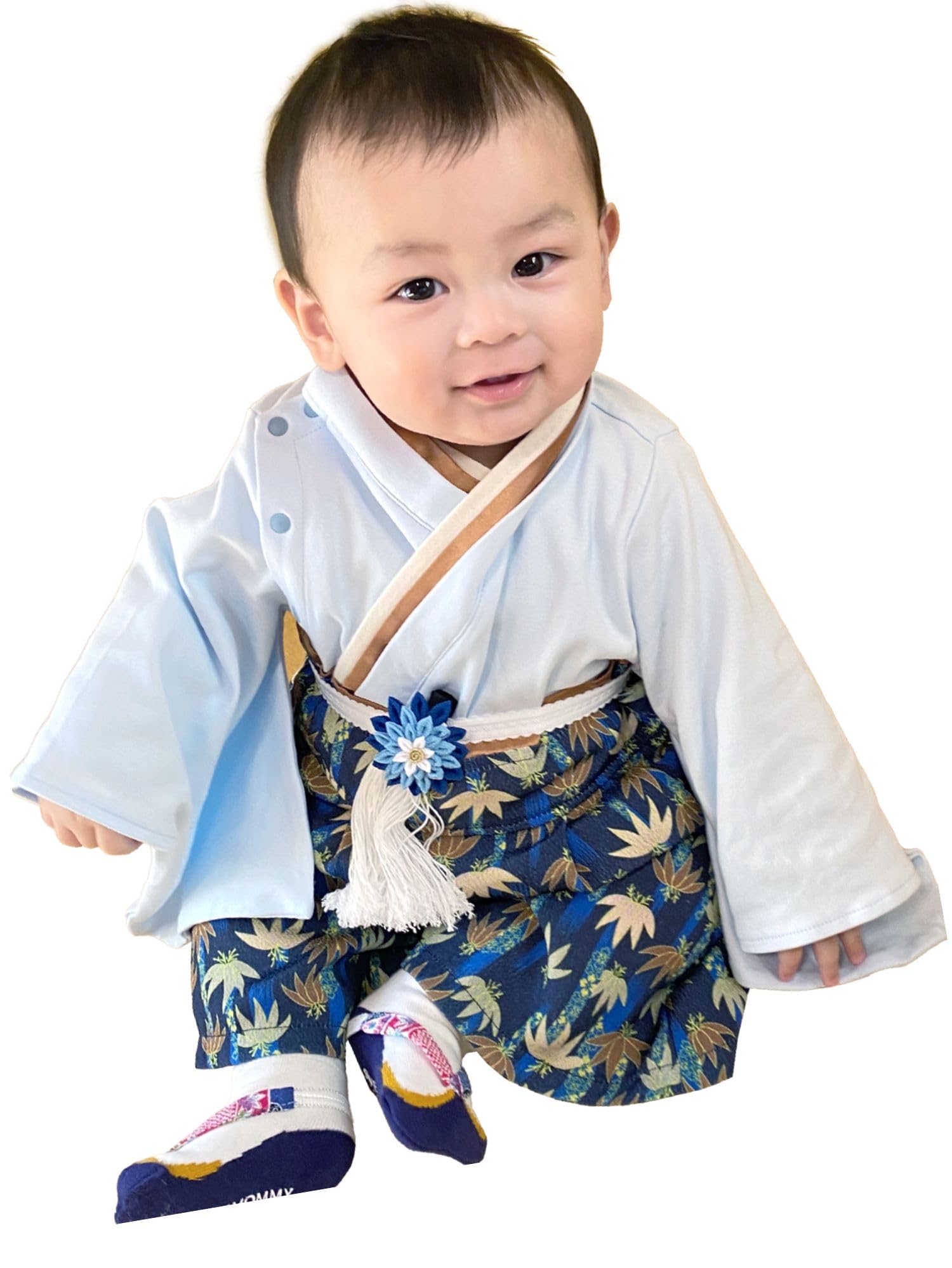 

Детская хакама для хакама ромперов из органического хлопка для первого визита в японский храм, первого дня рождения и праздника первого персика. Формальная одежда для малышей [Sweet Mommy] для мальчиков, девочек, 100% хлопок, одежда, визит,