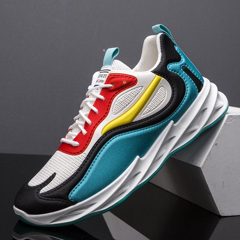 Foreign trade blade men's casual shoes running sports fashion low-top breathable single shoes men's sports shoes