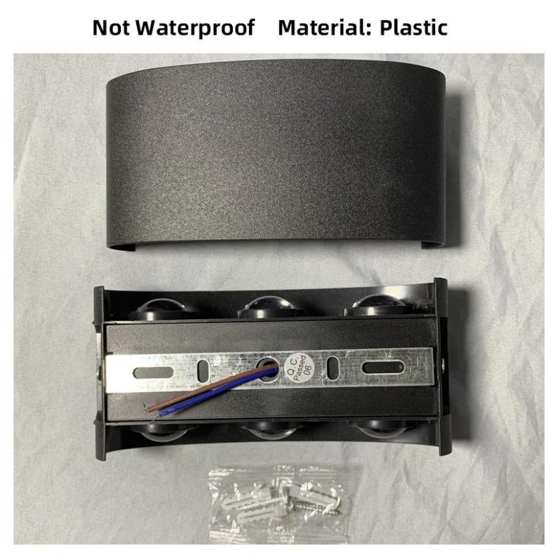 IP65 Waterproof LED Wall Light, Outdoor Up & Down Wall Lamp for Garden Stairs Patio Night Lighting