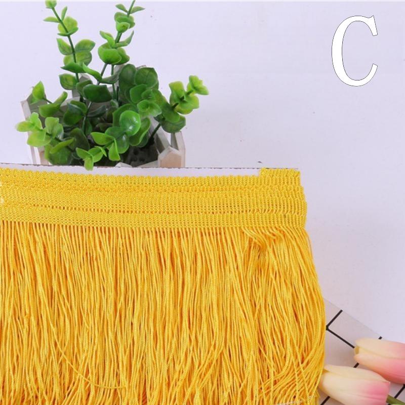 New 10 Yards 15cm Long Tassel Fringe Lace Trim Ribbon Tassels For Curtains Dresses Fringes Sewing Trimmings Accessories Crafts