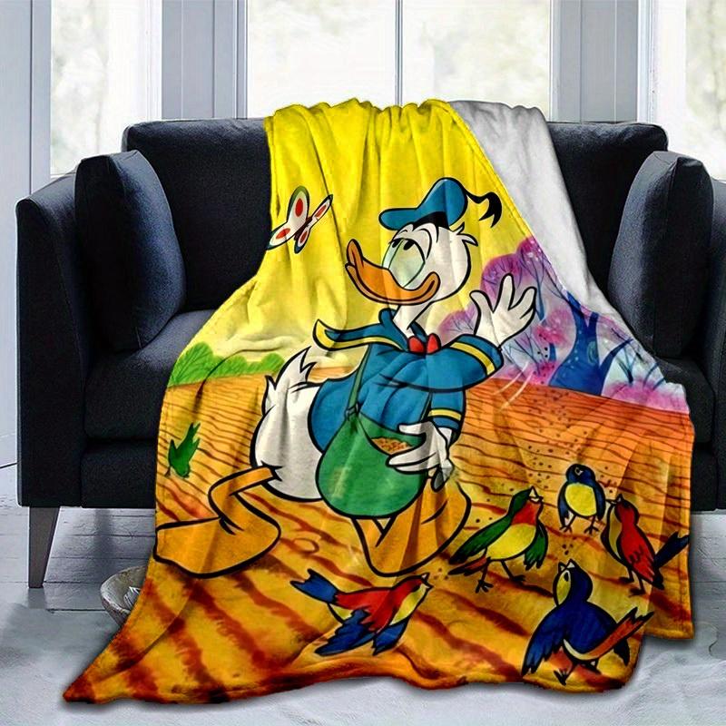 1pc, Donald Duck Throw Blanket, Soft & Cozy Home Decor for Couch, Bed, Travel, Camping, Car, Beach, Office Nap, Perfect Gift for FriendsX196