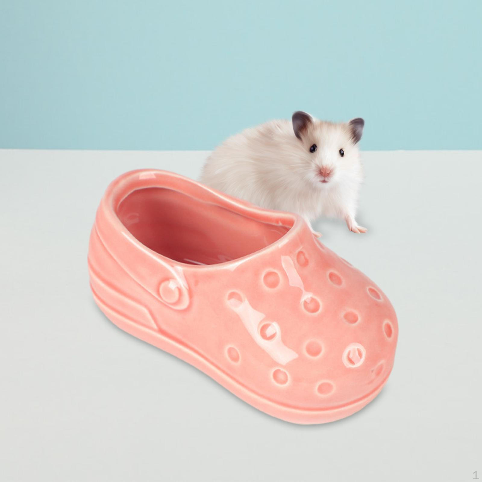 Керамическая Миска Хомяк Домашние Животные Аксессуары Кормление Вода для Ежей Белка Морская Свинка розовый