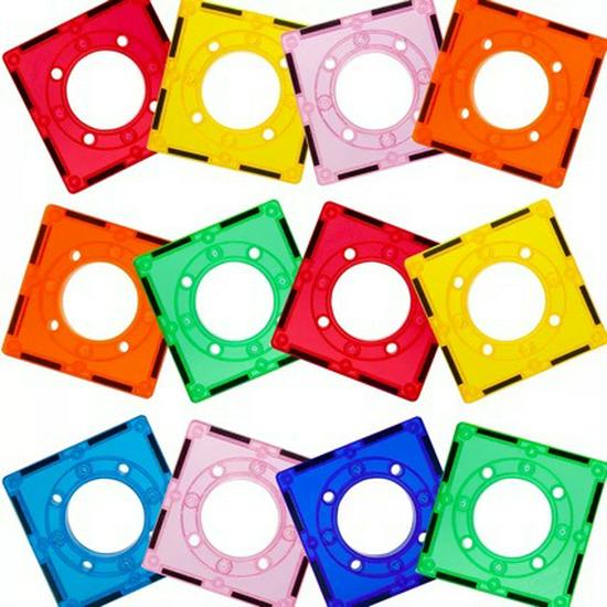 Magnetic Building Blocks Track Toy for Kids - Rolling Ball Slide & Educational Assembly Set Pipe roller bearing