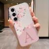 For Samsung Galaxy A15 5G Clear Letter Flowers Fashion Phone Cover Soft Silicone Fundas For Samsung A 15 Shell GalaxyA15 Capa