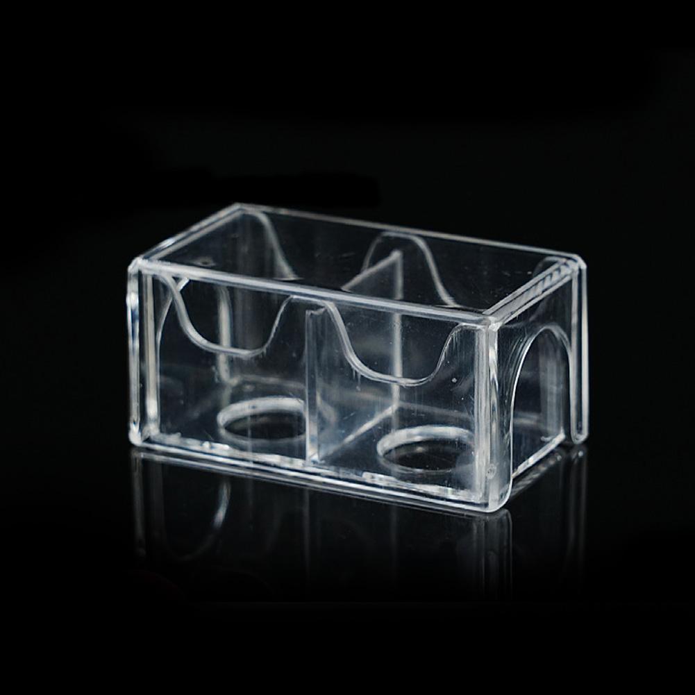 1PC Transparent Acrylic Chalk Storage Box Square Round Hexagonal Chalk Stain-Proof and Moisture-Proof Protective Box Billiards Supplies