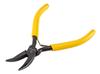 Precision long nose pliers, curved, 125 mm