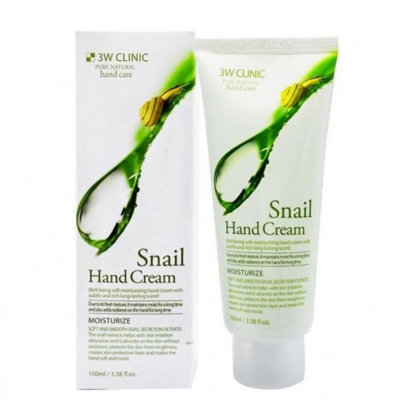 3w Clinic Moisturizing Hand Cream Snail 100ml