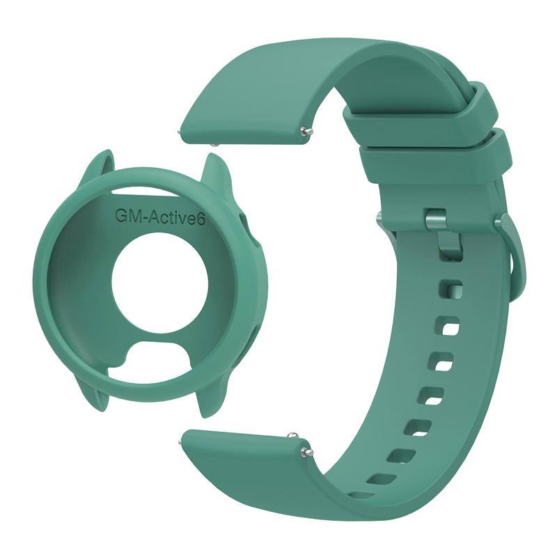 Silicone Case+20mm Strap For Garmin Active6