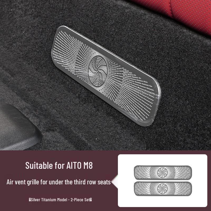 

Stainless Steel Air Vent Cover Accessories for AITO M7/M8 Third Row Seats