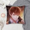 Ikemen Sengoku Romances Across Time Doublesided Printed Square Pillow Cover Decorative Cushion Cover for Sofa Bedroom Bedside
