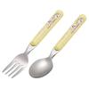 Skater Spoon and Fork Set, Cutlery, Dishwasher Safe, Made in Japan, Snoopy Brothers SFR1