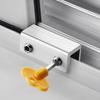 10-1Pc Window Lock Stopper Aluminum Alloy Sliding Window Anti-theft Lock Window Sliding Door Baby Kids Child Safety Doors Lock