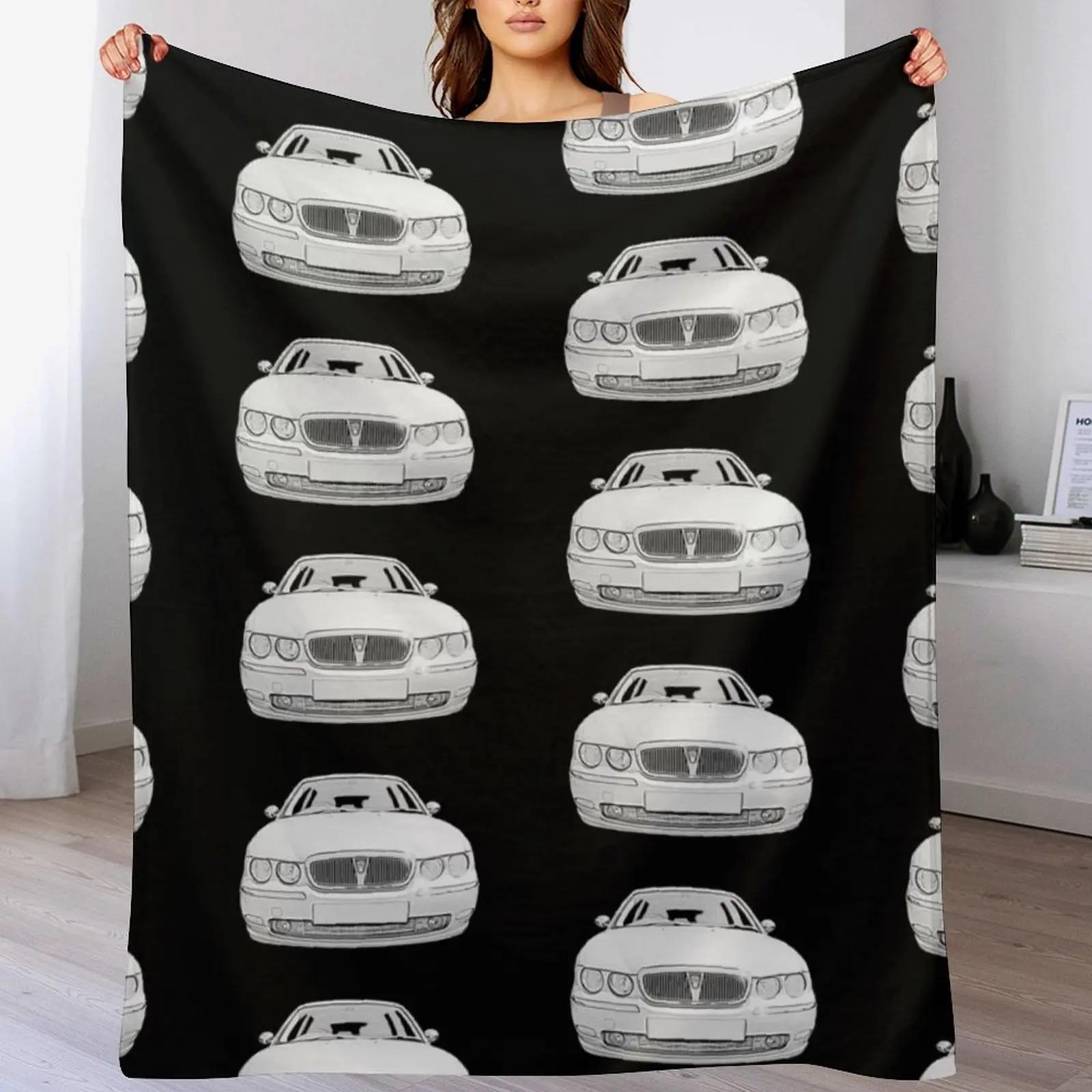 

Rover 75 classic car Throw Blanket Outdoor Soft Blanket for Picnic Beach Camping 102x76cm(40x30in)