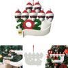 High Quality Pvc 2020 Xmas Christmas Tree Hanging Santa Pendants With Mask