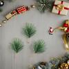 24Pcs Artificial Christmas Pine Branches Pine Picks Premium Material for Tree Ornaments Holiday Decorations Party Supplies