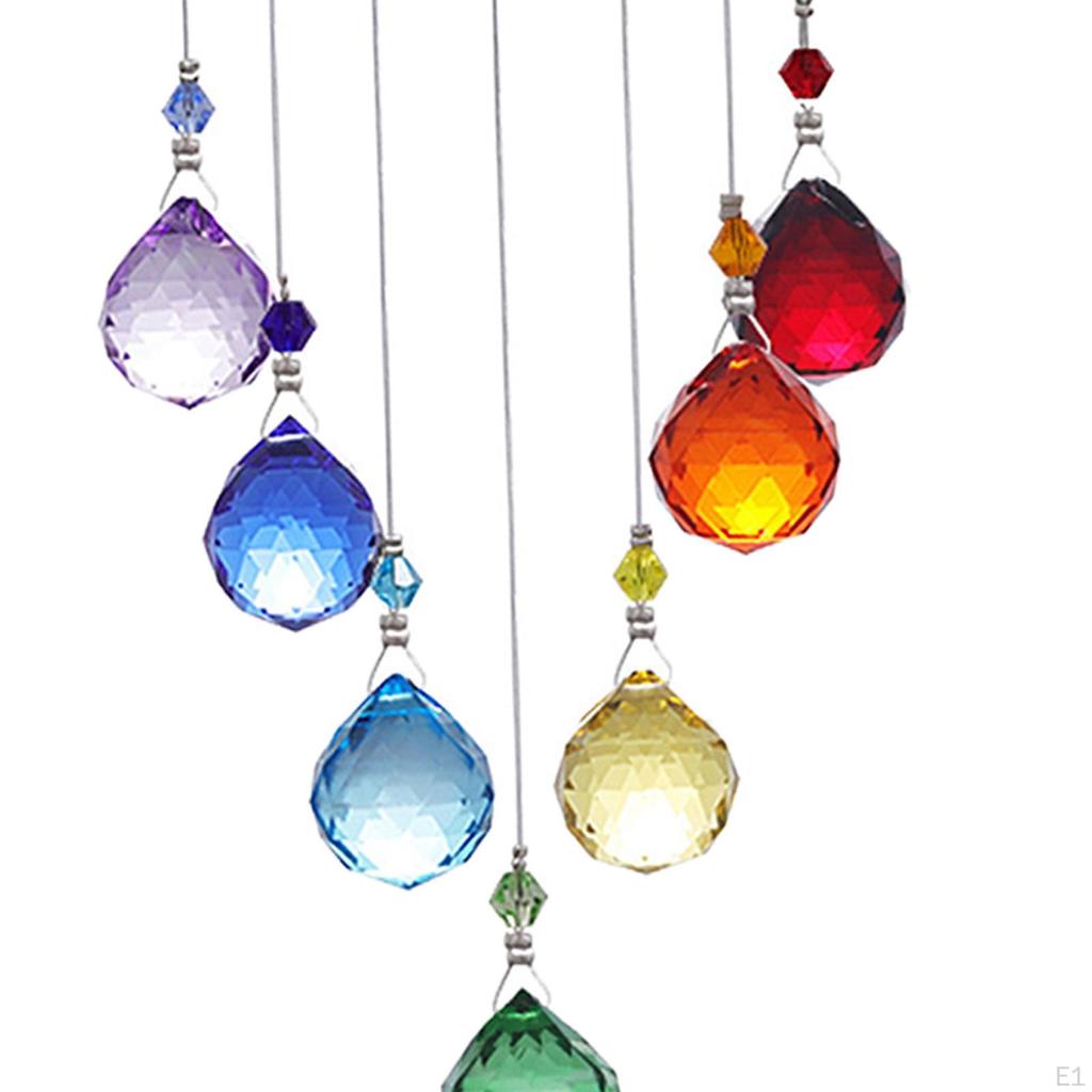Crystal Wind Chime - Vibrant Hanging Decor for Weddings and Gardens
