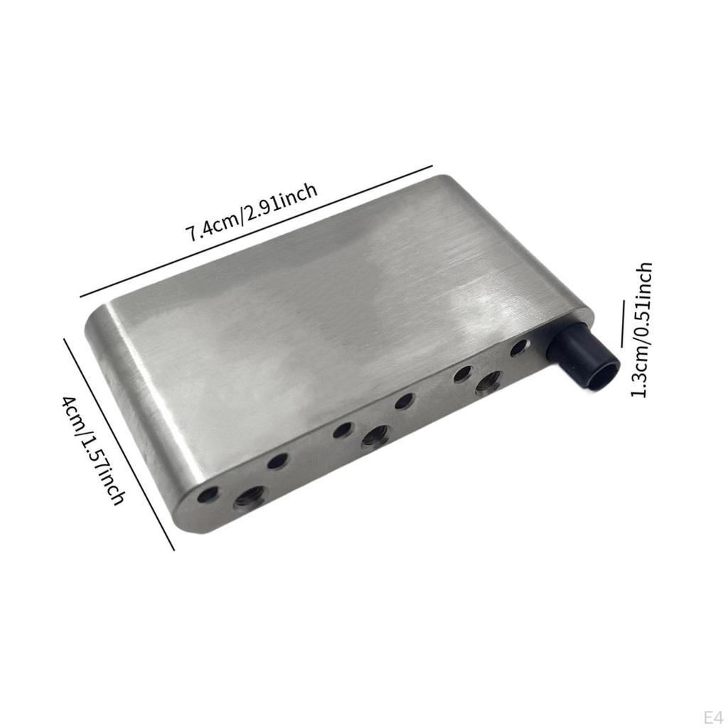 Guitar Tremolo 52.5mm (2-1/16 Inch) Heavy Duty Replaces DIY Easy To Use Parts Upgrade Accessories