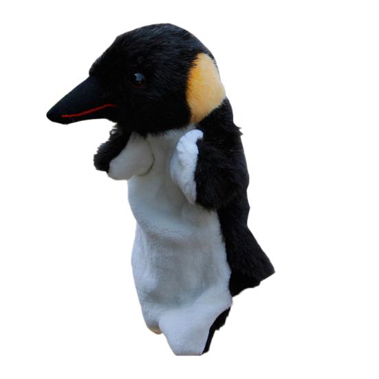 25cm Safe Training Lightweight Animal Finger Puppet Doll Gift Fox Crow Hand Birthday