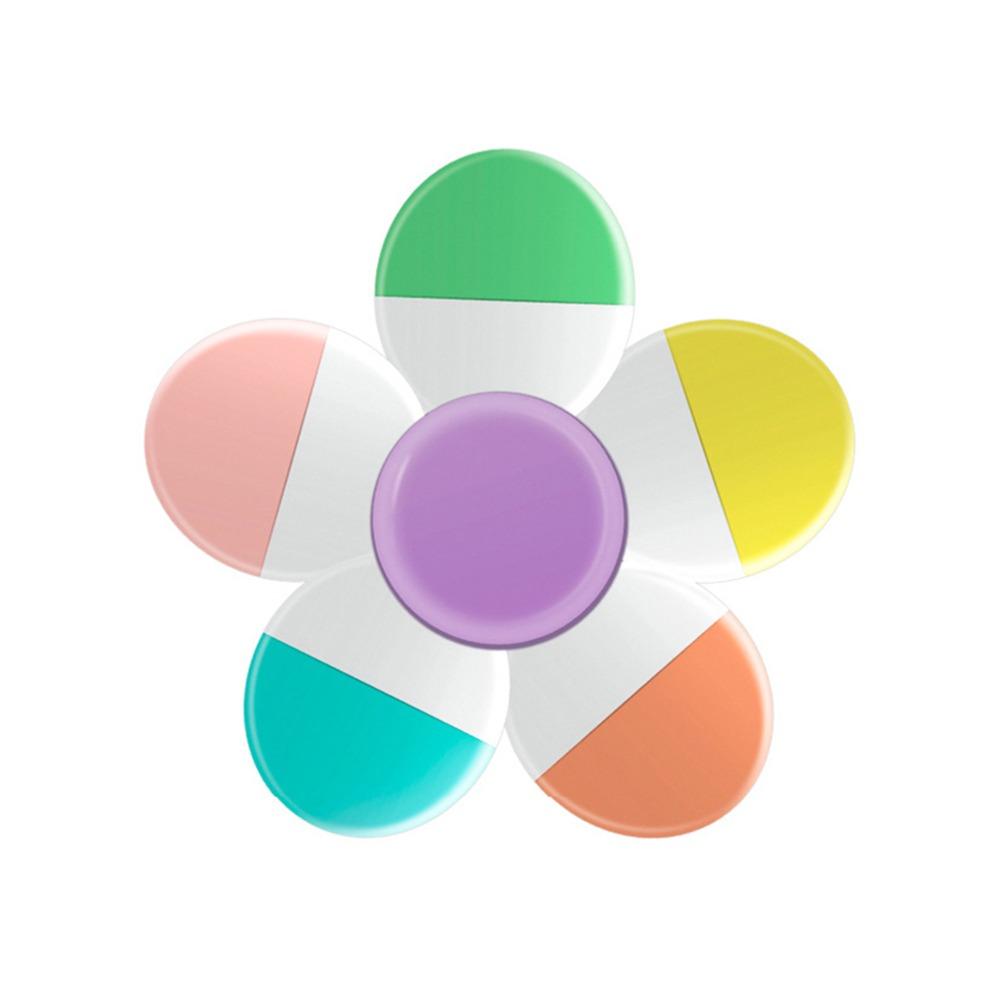 

Rotating Fluorescent Pen 5-in-1 Colored Marker Pen Durable Graffiti Painting Pen Gift 01