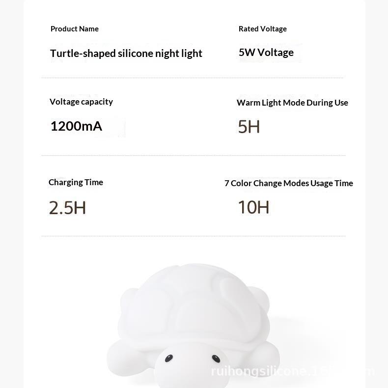 Soft Silicone Touch Night Light for Kids