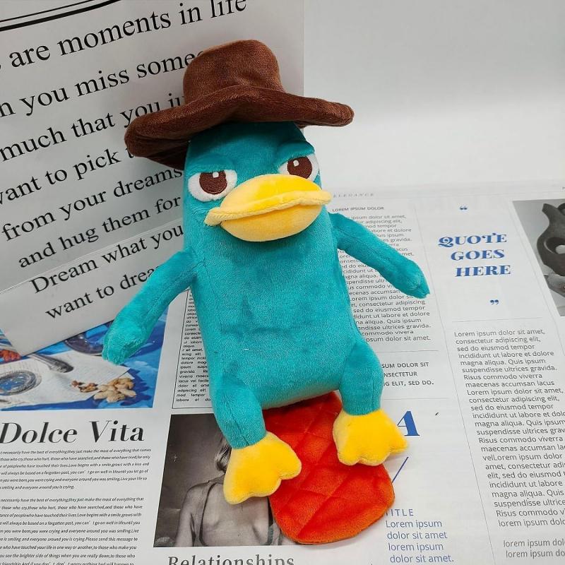 Perry The Platypus Plush Doll, Cut Duck Plush Stuffed Doll Plush Toys Kids and Adults Bedroom Sofa Decoration, Perry The Platypus Plush Toy