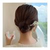Elegant Cherry Blossom Hairpin Kanzashi Hair Accessory, Handmade Traditional Japanese Style Hair Stick for Formal Events, Parties, Graduations,