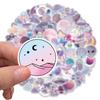 100 Cartoon Purple Planet Graffiti Stickers Suitcase DIY Waterproof Stickers