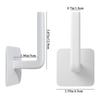 1Pcs Storage Rack Self-adhesive Wall Mounted Hook Towel Holder Tissue Hanger Paper Roll Rack