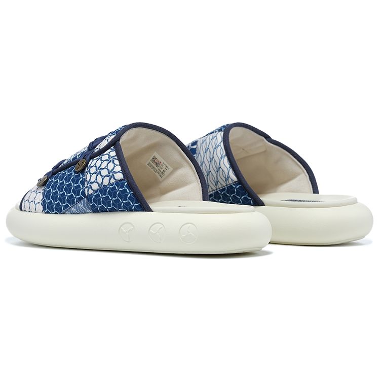 Li-Ning 1990 Retro Casual Silent Slide Sandals Women Sandals Deep-Iris-Blue ALFT024-1