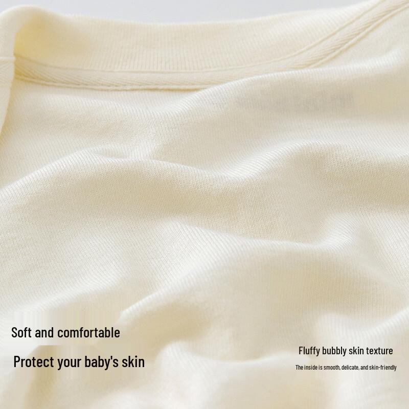 Minibala Baby Soft Cotton-Blend Long-Sleeve Romper
